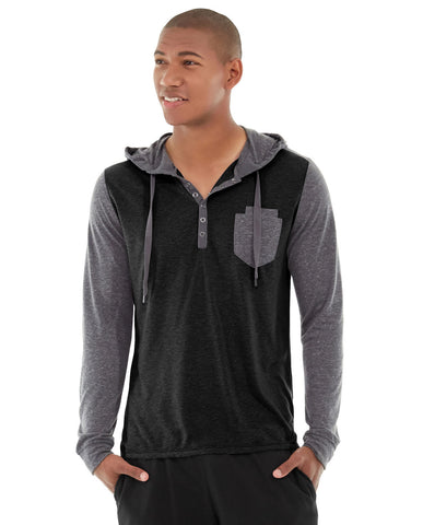 Chaz Kangeroo Hoodie-M-Black