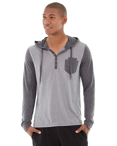 Chaz Kangeroo Hoodie-L-Gray