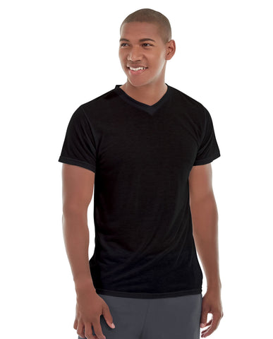 Ryker LumaTech&trade; Tee (V-neck)-S-Black