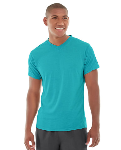 Ryker LumaTech&trade; Tee (V-neck)-L-Blue