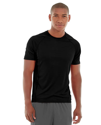 Atomic Endurance Running Tee (Crew-Neck)-S-Black