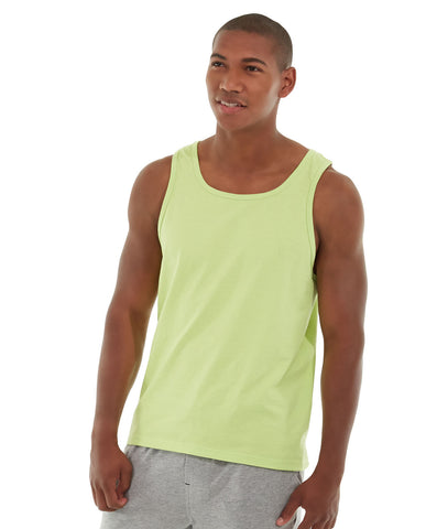 Tiberius Gym Tank-L-Yellow